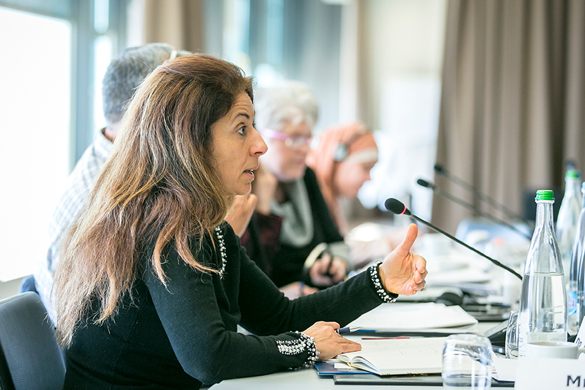 Religious and community leaders recently took part in a Carter Center workshop in Switzerland to learn about ways to counter violent extremist propaganda of all kinds.