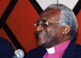 Former U.S. President Jimmy Carter and Archbishop Desmond Tutu of South Africa in Cairo.