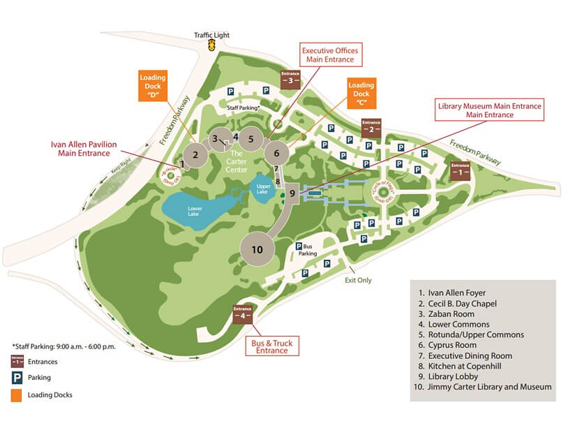 Carter Center Campus Map PDF