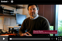 Screenshot of David Pottie video