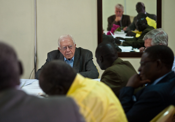 President Carter meets Sudan's opposition leaders.