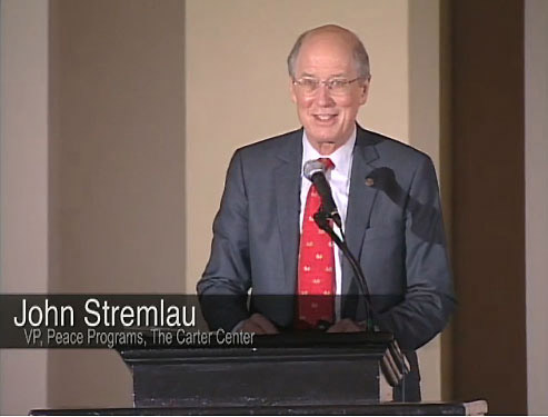 John Stremlau speaks at Brown University
