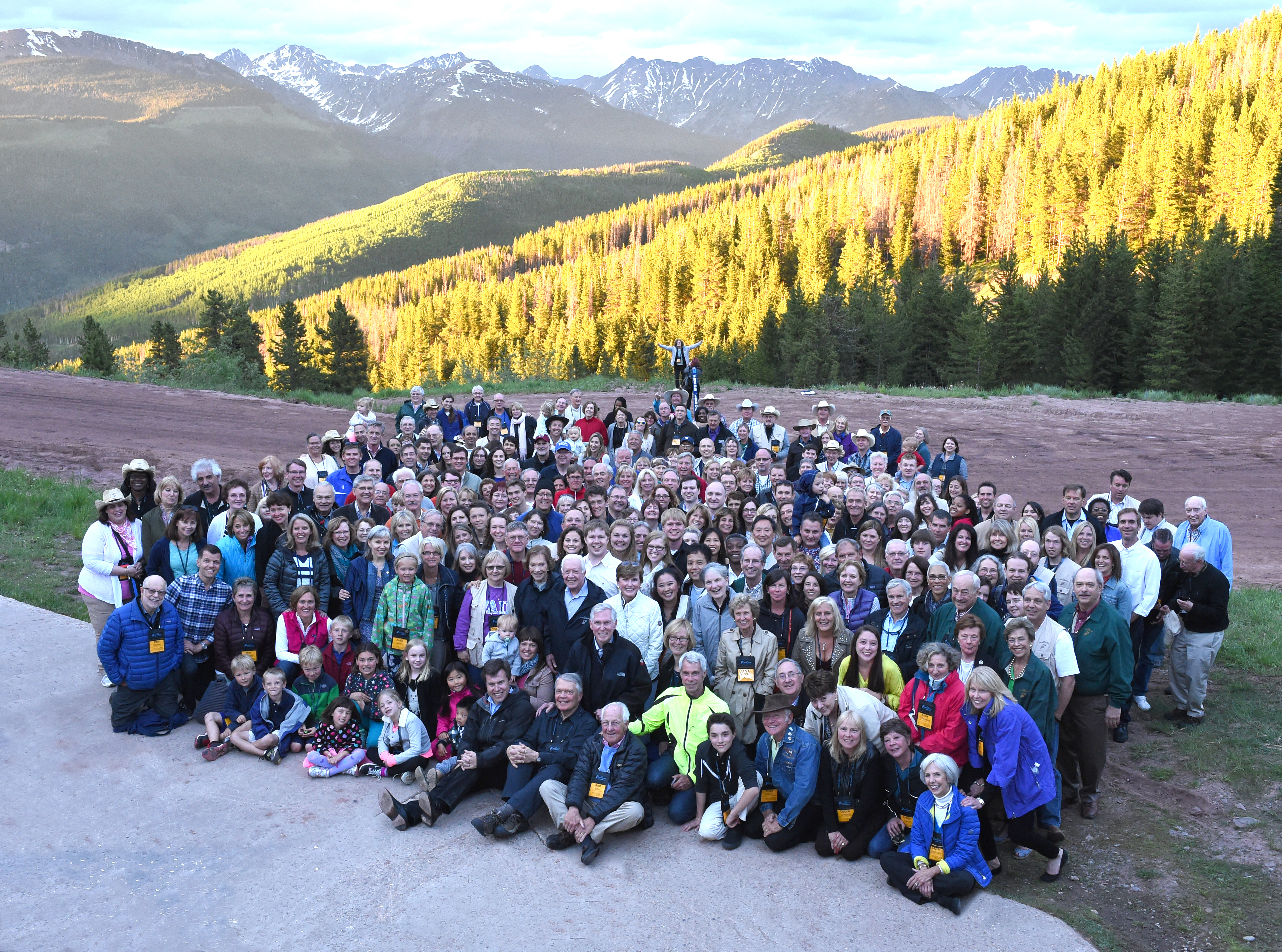 Donors and supporters from around the world joined President and Mrs. Carter for a four-day recreational retreat June 25-29, 2014, to support The Carter Center. 