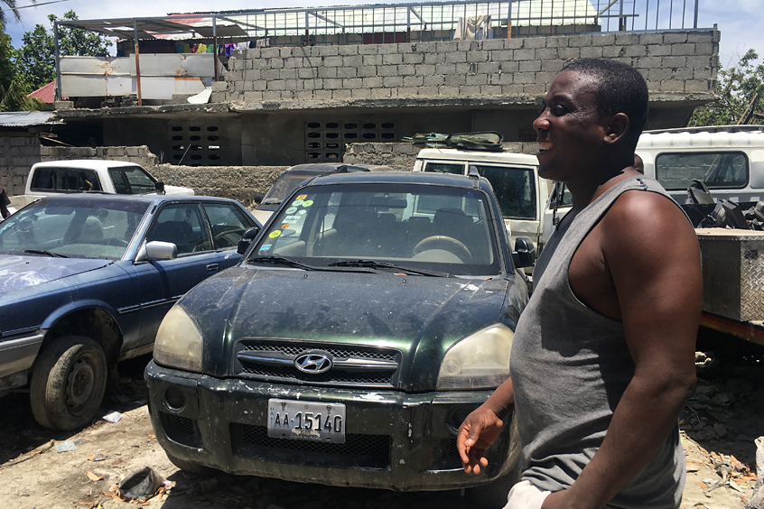 Auto mechanic Richard Etienne is a respected businessman in his neighborhood. He had a startling reaction to medication he took to ward off lymphatic filariasis, but he came to understand that the treatment was good for him in the long run.