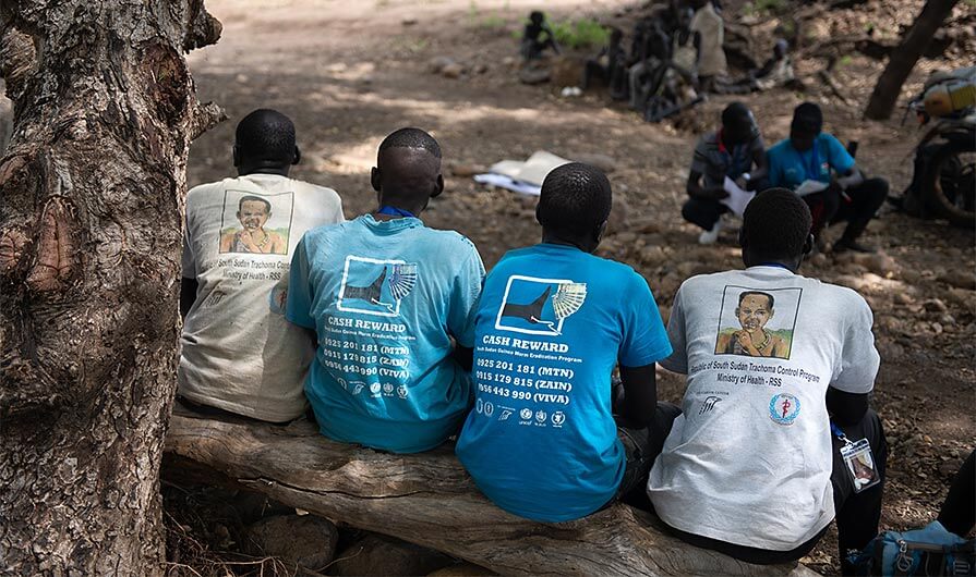 With support from The Carter Center, the government of South Sudan works hard at engaging the public on Guinea worm. 
