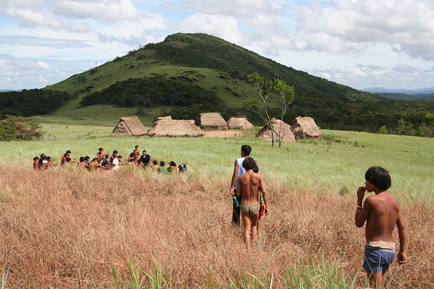 Yanomami village 