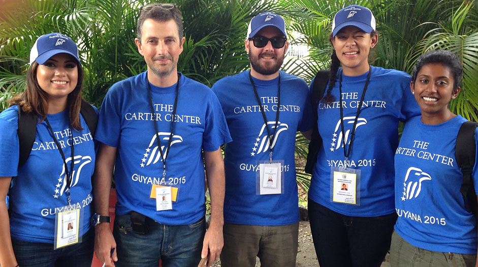 Carter Center interns.