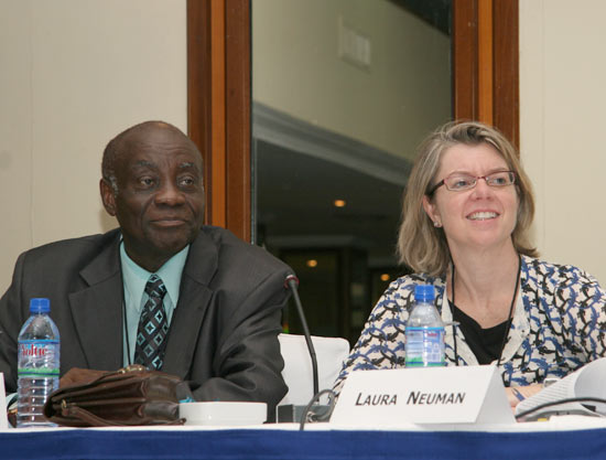 Ibrahim Ben-Kargbo and Laura Neuman