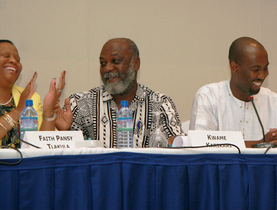 Faith Pansy Tlakula, Kwame Kariki, and Mukelani Dimba
